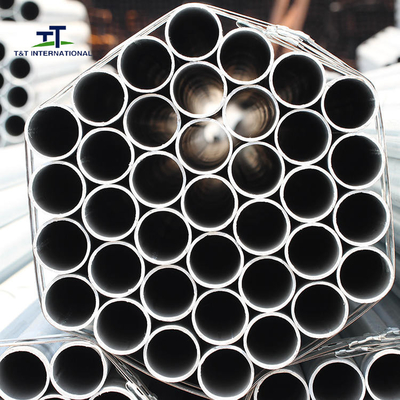 Pipeline Systems Galvanised Steel Tube , Galvanised Metal Tube 33mm High Strength
