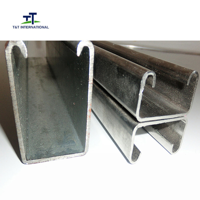 Prefabricated  Mild Steel C Channel High Precision Dimensional Stable Customized