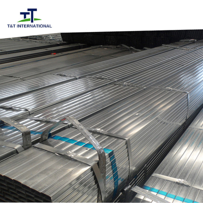 40*80 Galvanized Rectangular Tubing Non Alloy Material With SGS Certification