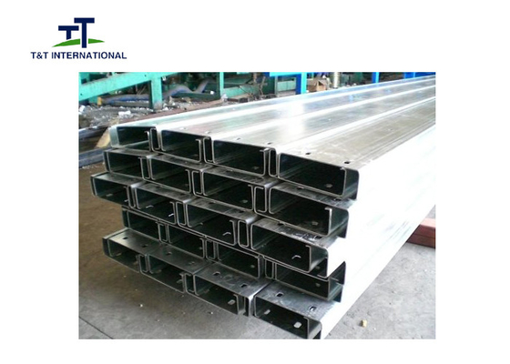 Light Weight C Channel Metal Easy Installation Small Tolerance Seamless Simple Structure