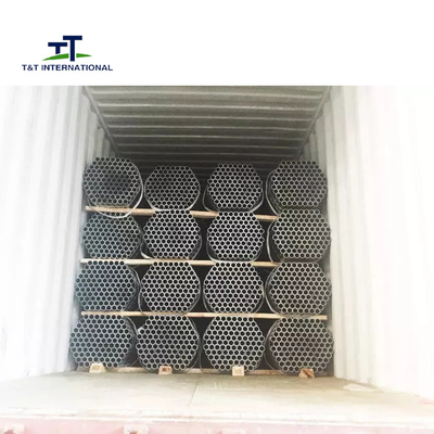 0.8 - 5.5mm Thickness Galvanized Steel Pipe Erw Welded Strong Mechanical Strength