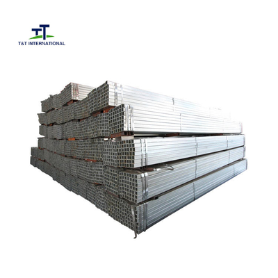 Scaffolding  Welded Pre Galvanized Steel Square Tubing Cold Rolled Non Secondary