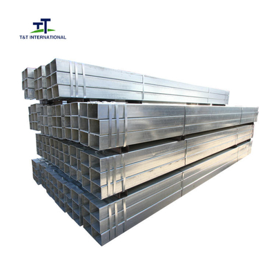 Pre Galvanized Square Steel Pipe Tube Light Weight