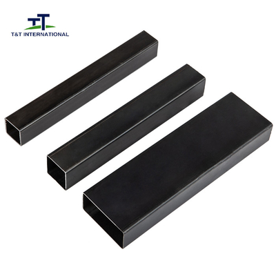 Structural Mild Steel Rectangular Hollow Section Decorative 1.3-20mm Wall Thickness