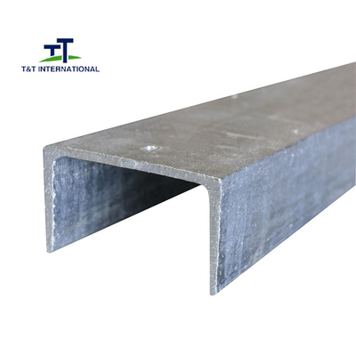 Chemical Stable Galvanized U Channel Easy Installation With ISO 9001 Certification