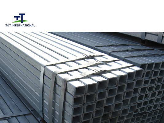 Fence Post Hollow Rectangular Section Thick Zinc Coating Pipe For Building Construction