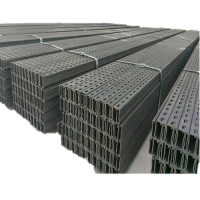 Q235B Material C Channel Beam Dilled Or Punched Enough Stock Long Durable