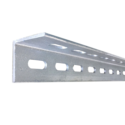 Spray Painting L Shape Steel Beam 35*35mm Multi - Directional Slotted Holes