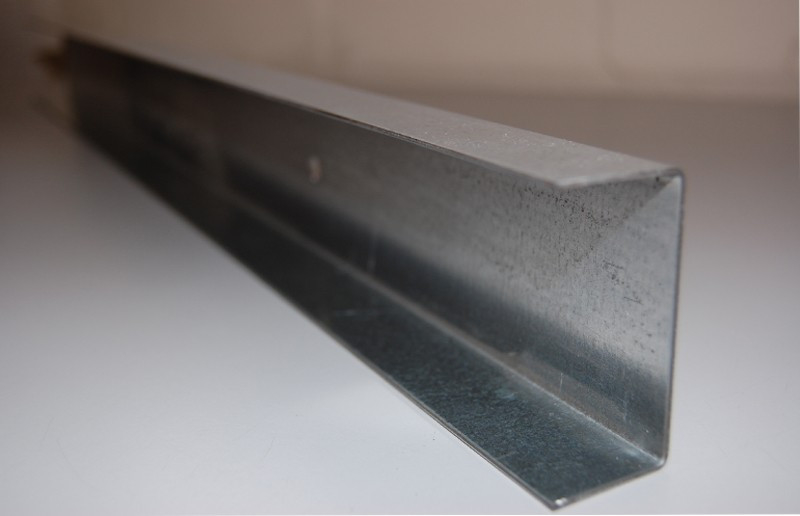 Electro Zinc Plated Galvanized Steel U Channel , U Shaped 