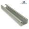 Chemical Stable C Channel Galvanized Steel Plain Or Slotted Style Moisture Proof